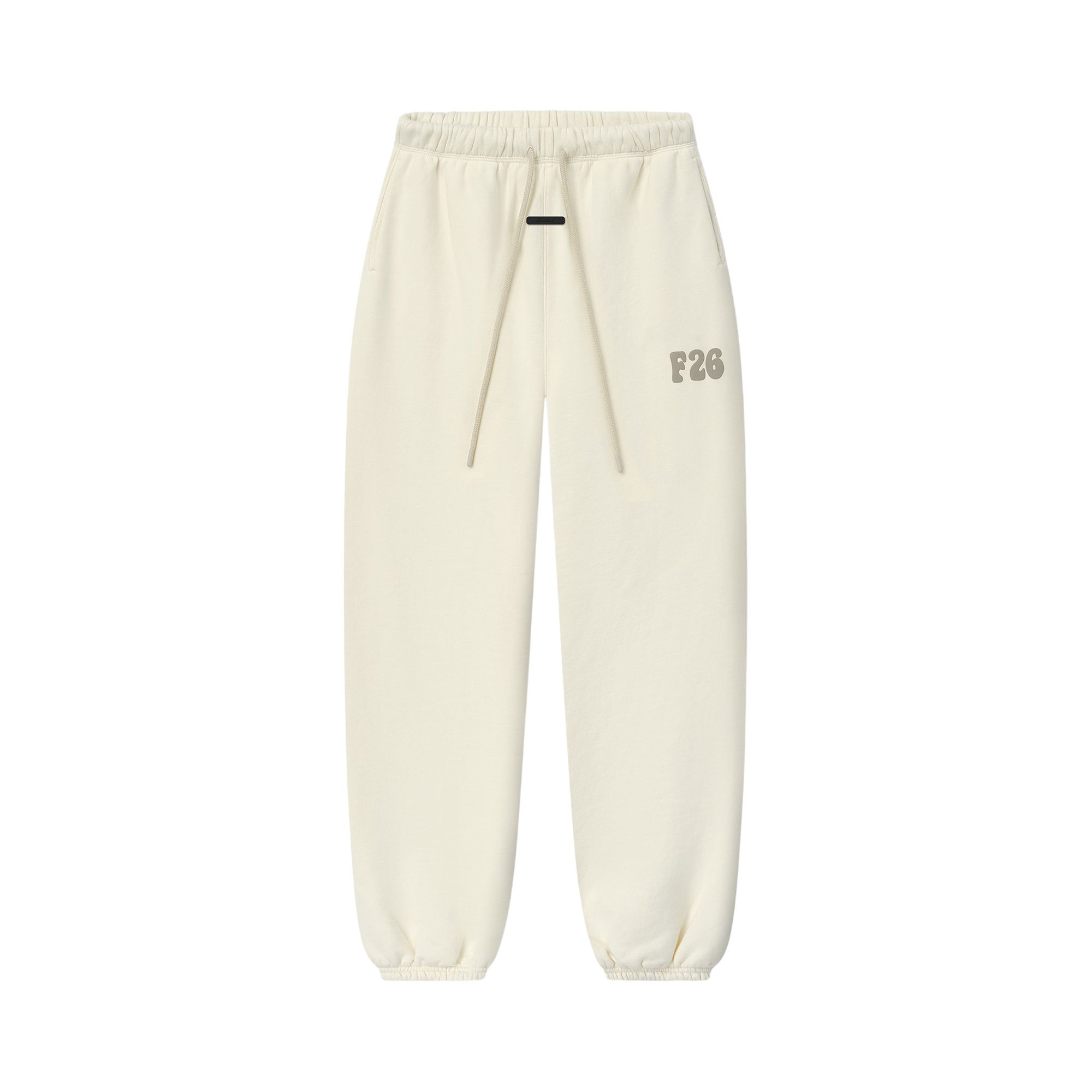 Pre-owned Essentials Fear Of God  Classic Fleece Sweatpant 'washed Ivory' | Cream | Women's Size L