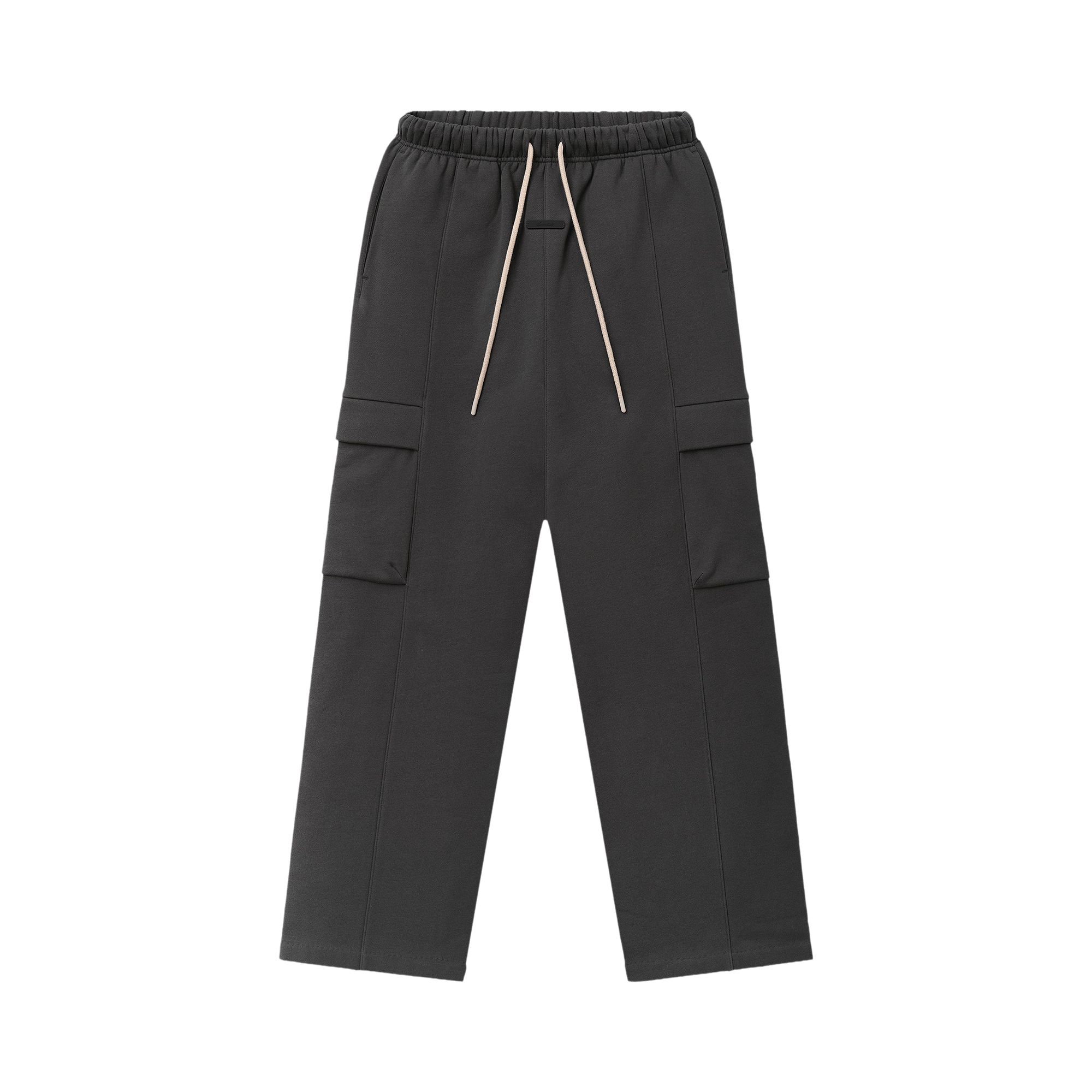 Pre-owned Essentials Fear Of God Fleece Cargo Field Pant 'iron Grey' | Men's Size S
