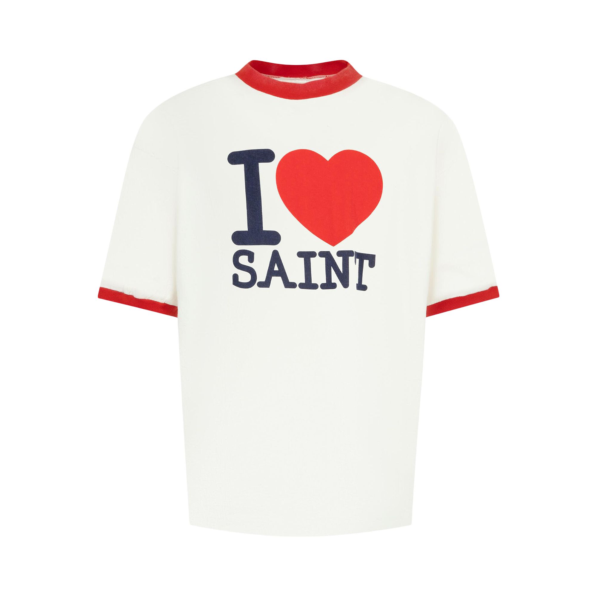 Pre-owned Saint Michael I Love Saint T-shirt 'white' | Men's Size S