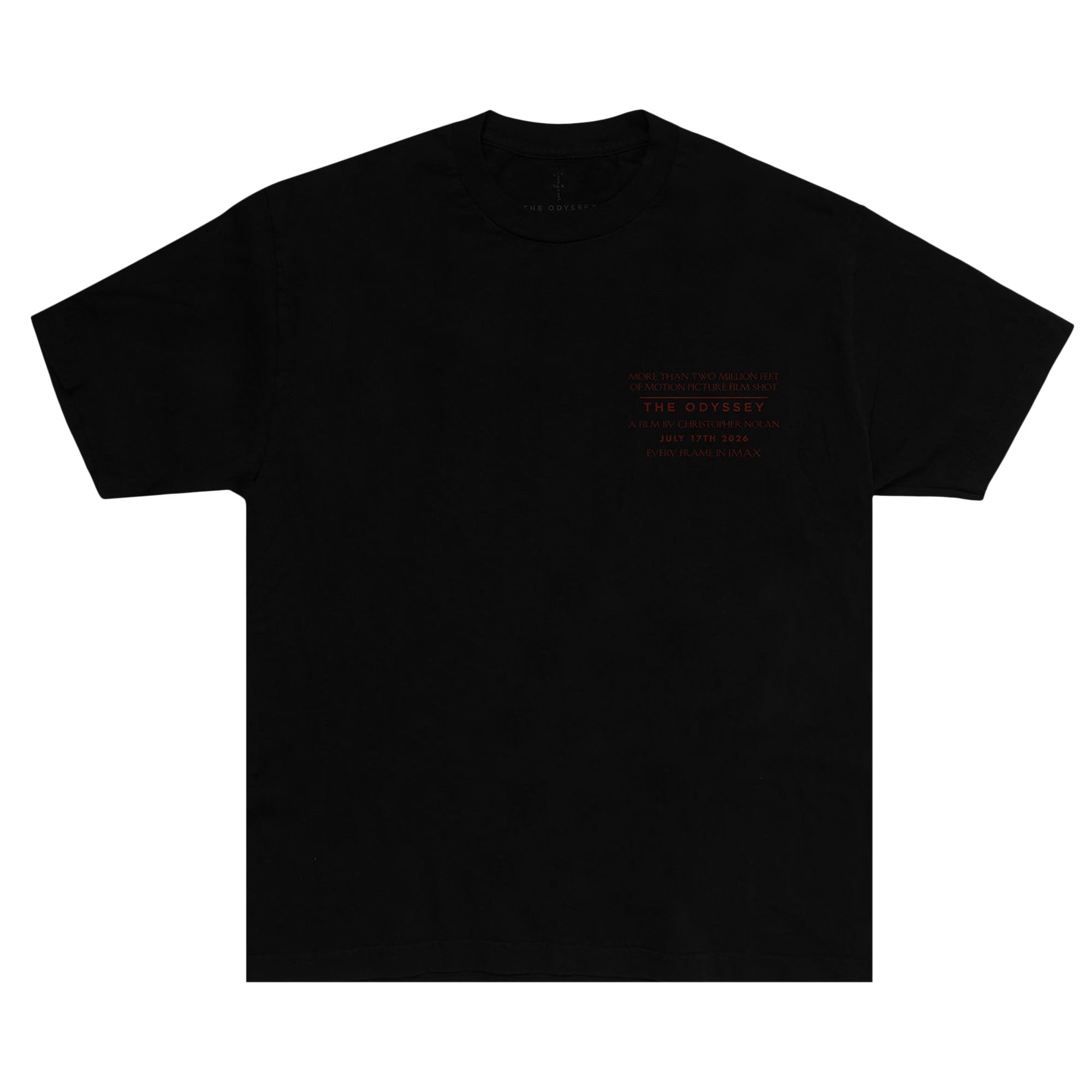 Pre-owned Cactus Jack By Travis Scott X The Odyssey X Imax Bard Tee 'black' | Men's Size L
