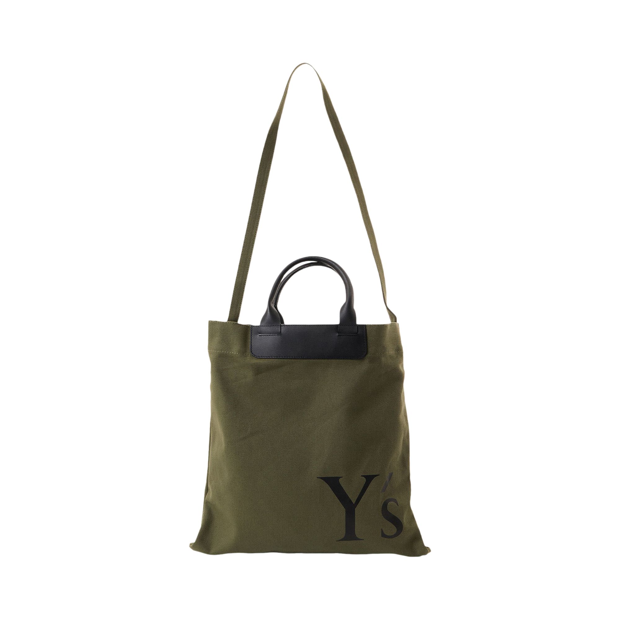 Pre-owned Y's Embroidery Bag 'khaki' | Tan | Women's Size Onesize