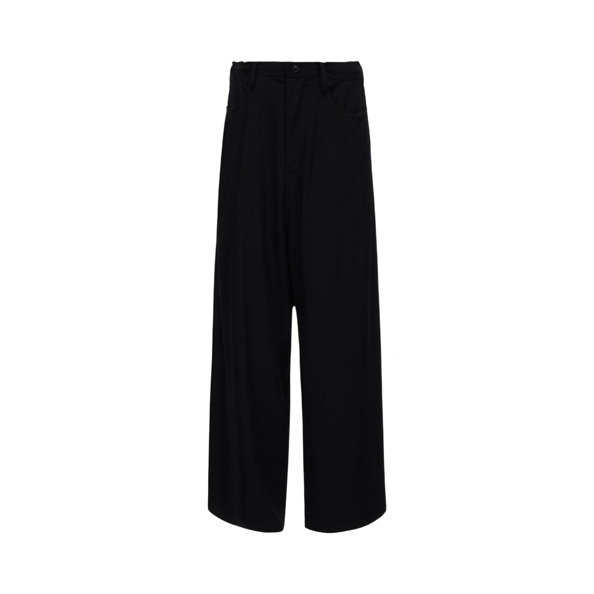Pre-owned Y's O-long Straight Pants 'black' | Women's Size 2