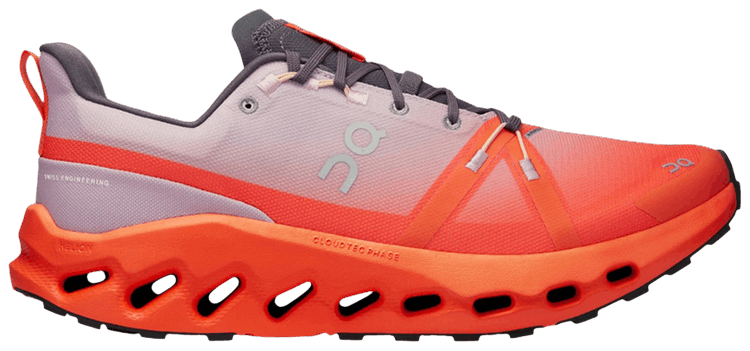 On Running Cloudsurfer Trail Waterproof Mauve Flame
