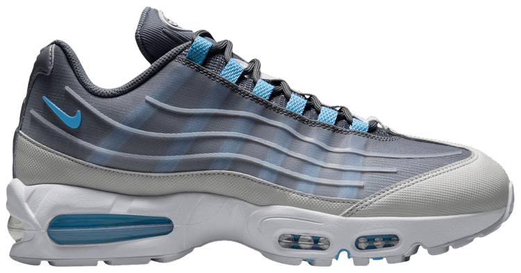 Nike Air Max 95 Tech Big Bubble Smoke Grey Football Blue