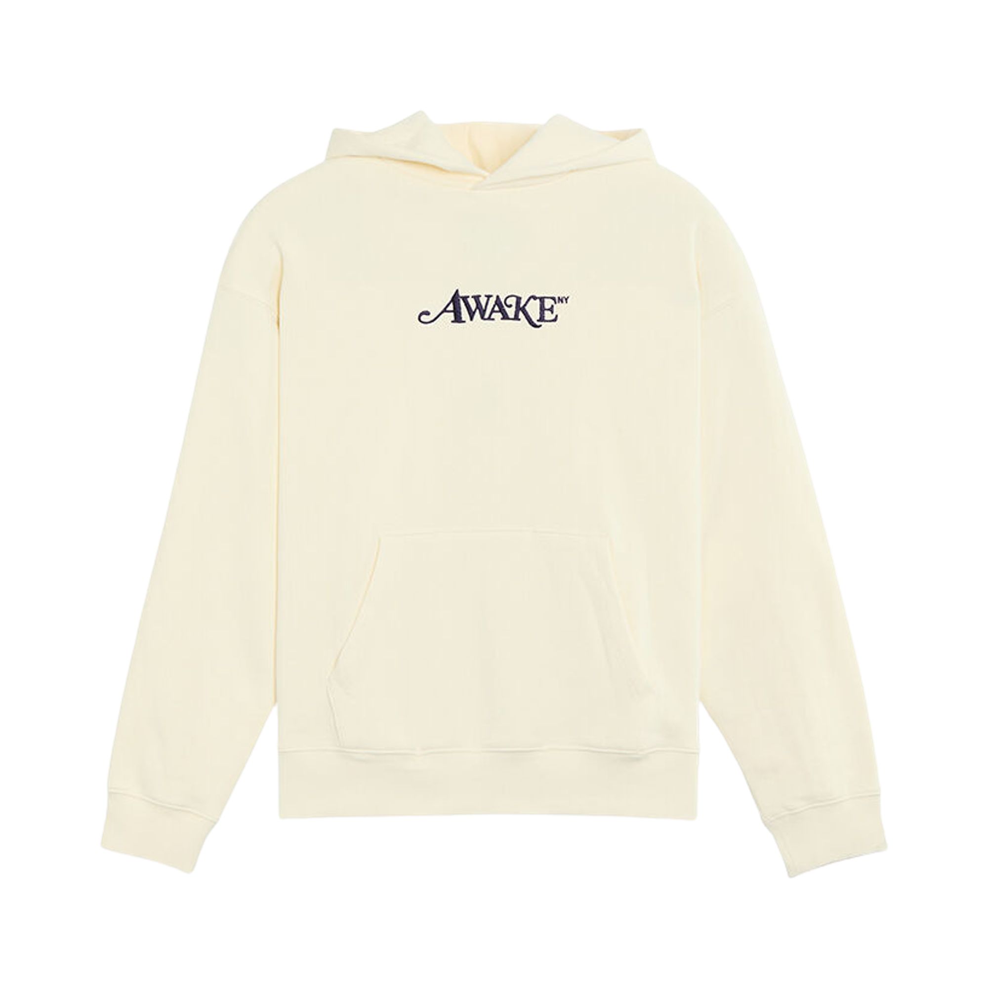 Pre-owned Awake Ny Classic Logo Hoodie 'cream' | Men's Size M