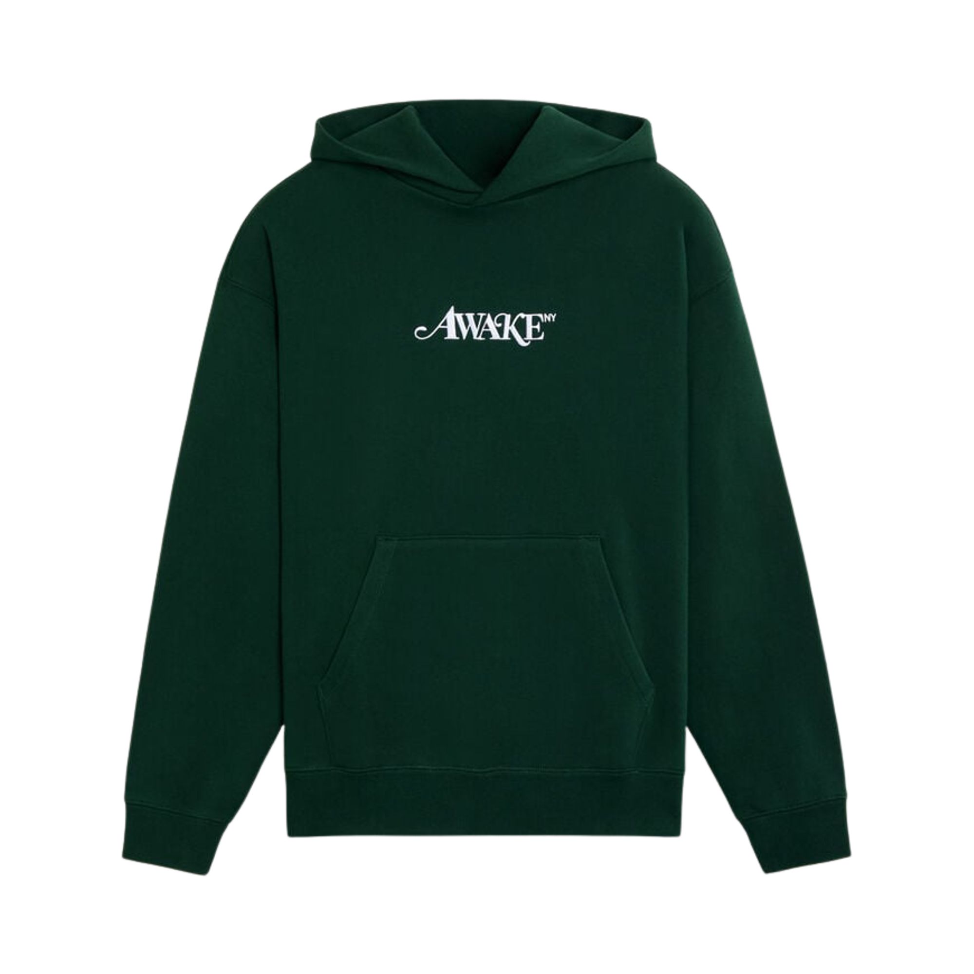 Pre-owned Awake Ny Classic Logo Hoodie 'green' | Men's Size L