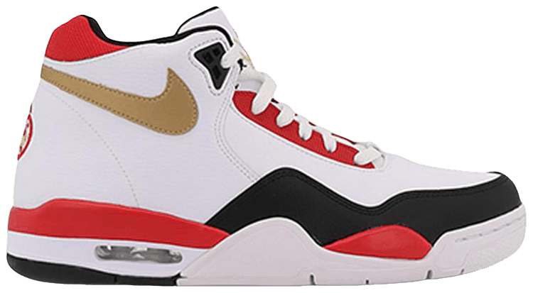 Nike Flight Legacy White Red Black