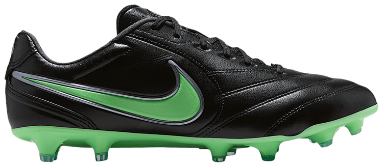 Nike Tiempo Ligera Pro FG Low Black Illusion Green