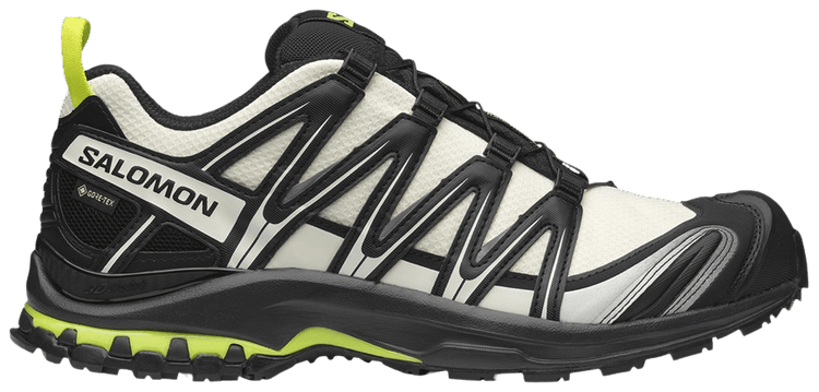 Salomon XA Pro 3D GORE TEX Vanilla Ice Black Acid Lime