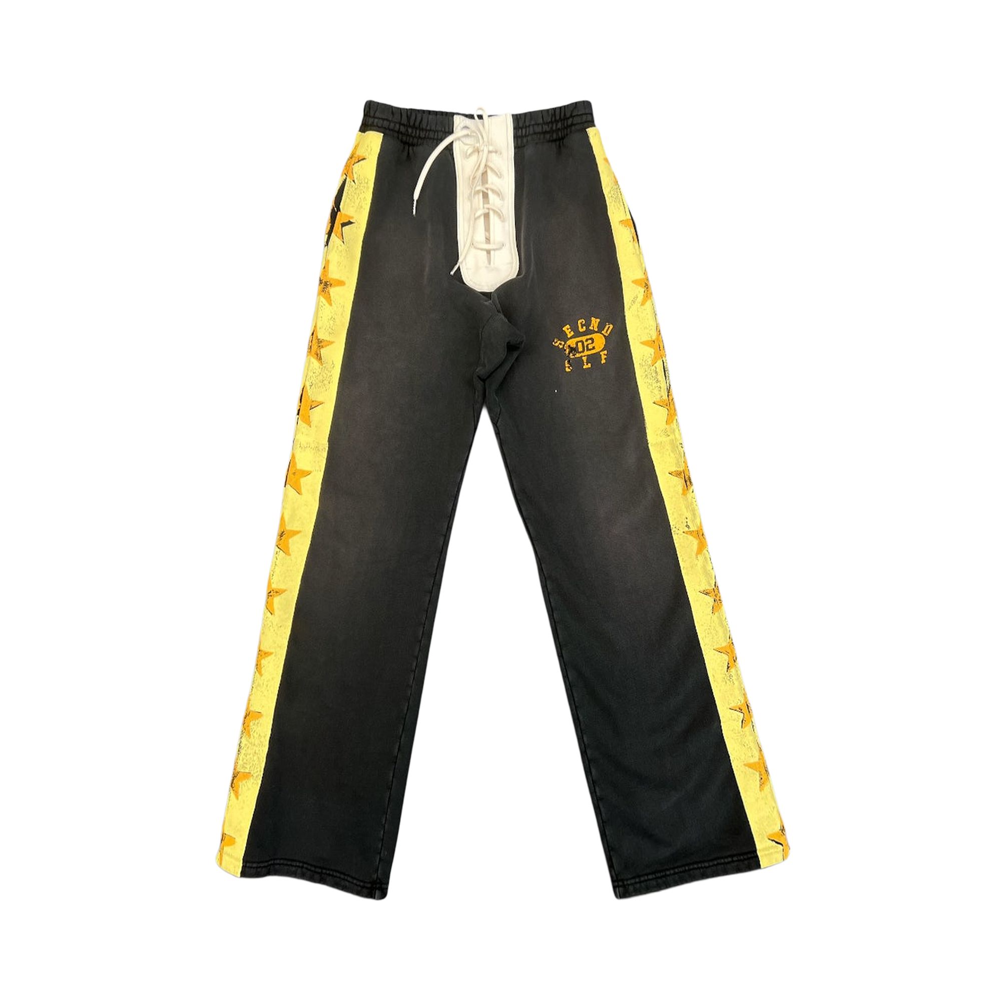 Pre-owned Secnd Slf All Star Field Day Lounge Pant 'black/yellow' | Men's Size Xxl