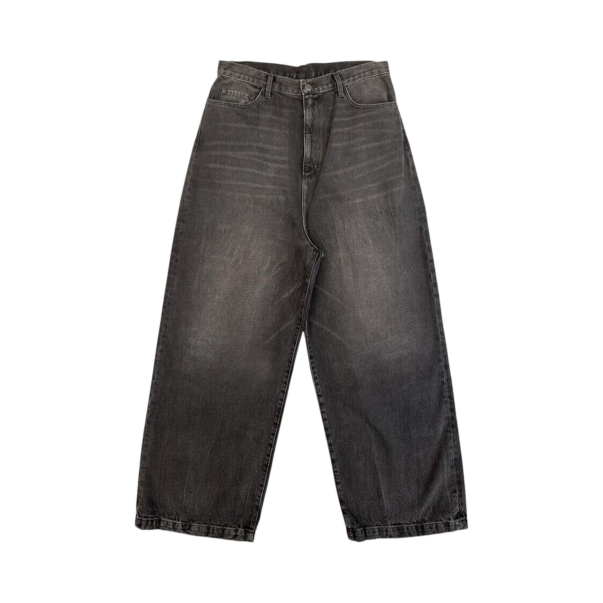 Pre-owned Secnd Slf Extended Rise Pipe Denim 'black' | Men's Size 36