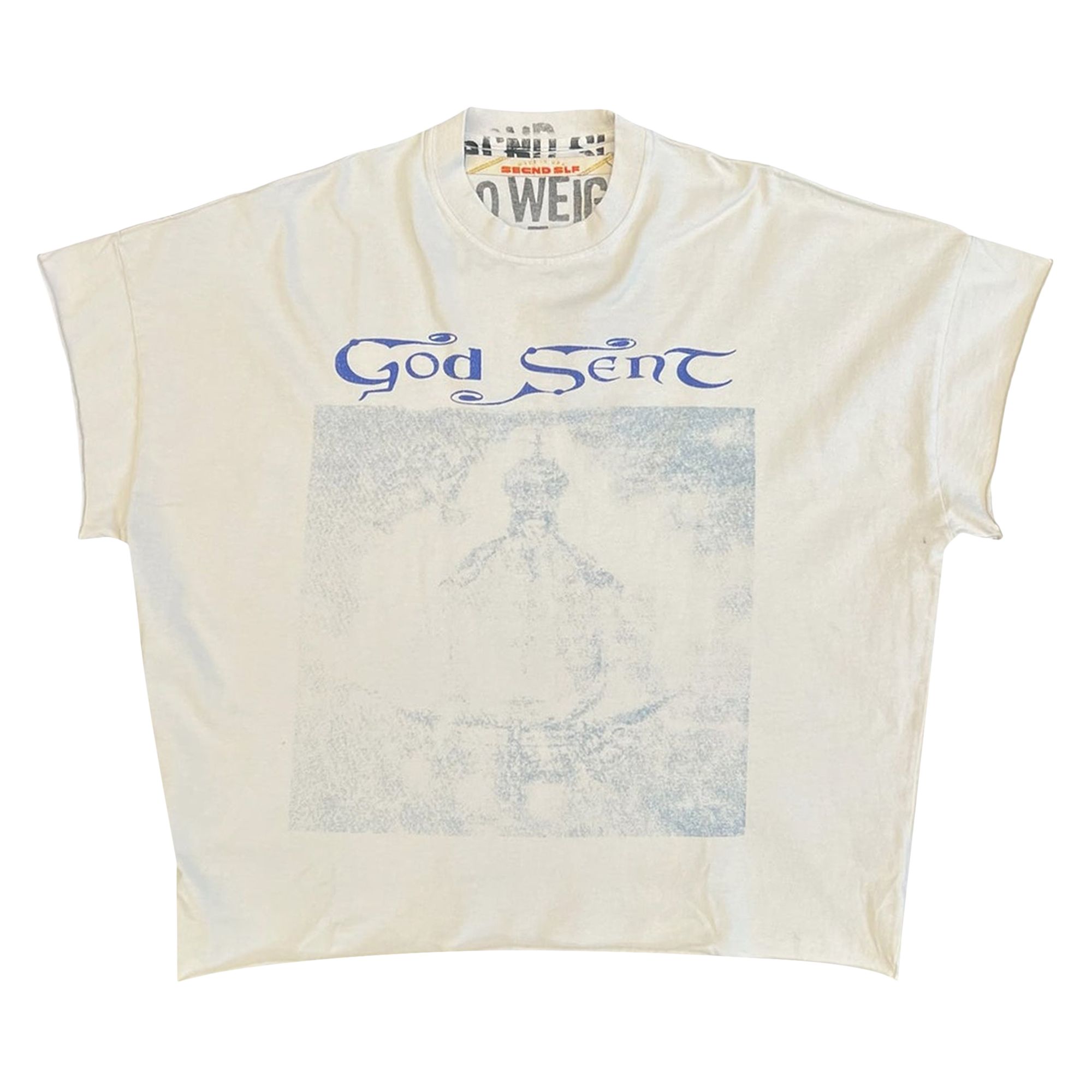 Pre-owned Secnd Slf God Sent Cap Sleeve 'white' | Men's Size Xxl