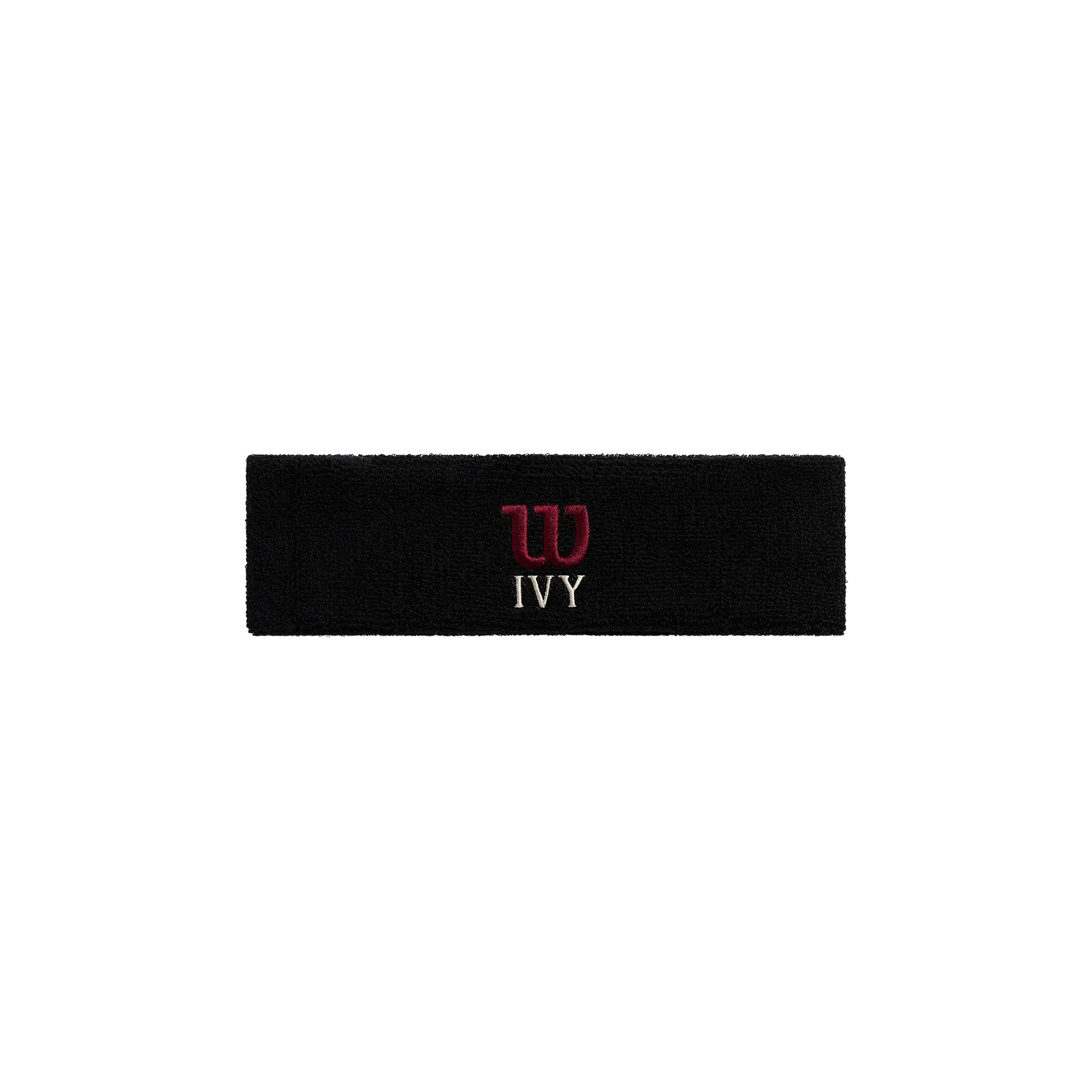 Pre-owned Kith Ivy For Wilson Classic Terry Headband 'black' | Men's Size Onesize
