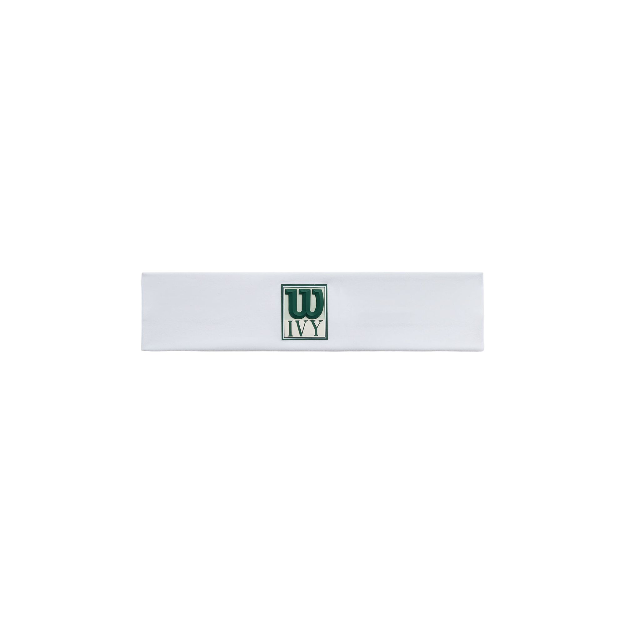 Pre-owned Kith Ivy For Wilson Logo Wide Headband 'white' | Men's Size Onesize