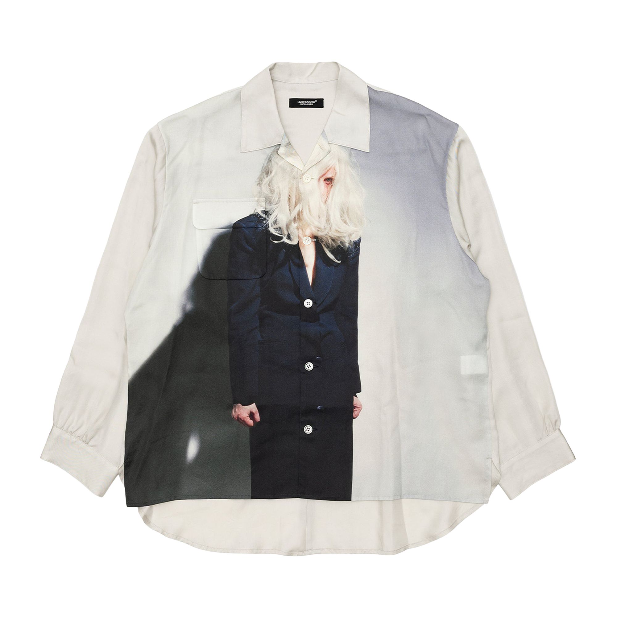 Pre-owned Undercover Cindy Sherman Graphic Print Shirt 'grey' | Men's Size 4