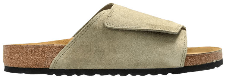 Birkenstock Solana Suede Leather Sandal Faded Khaki