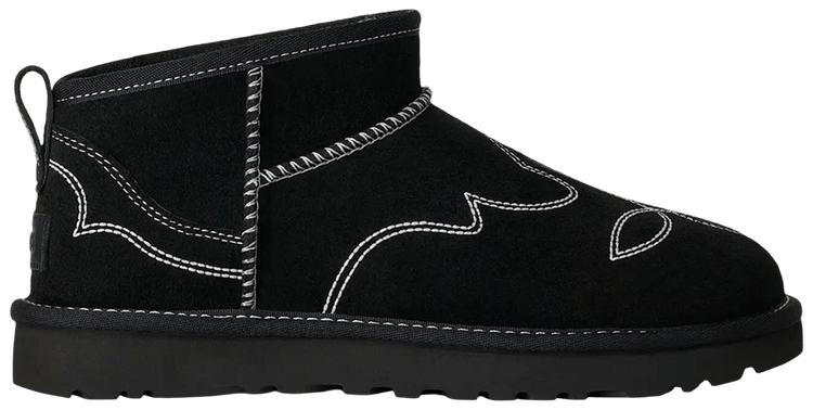 UGG Wmns Classic Ultra Mini Western Black