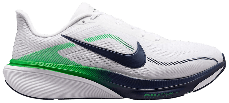 Nike Pegasus 42 Wide White Green Spark Midnight Navy