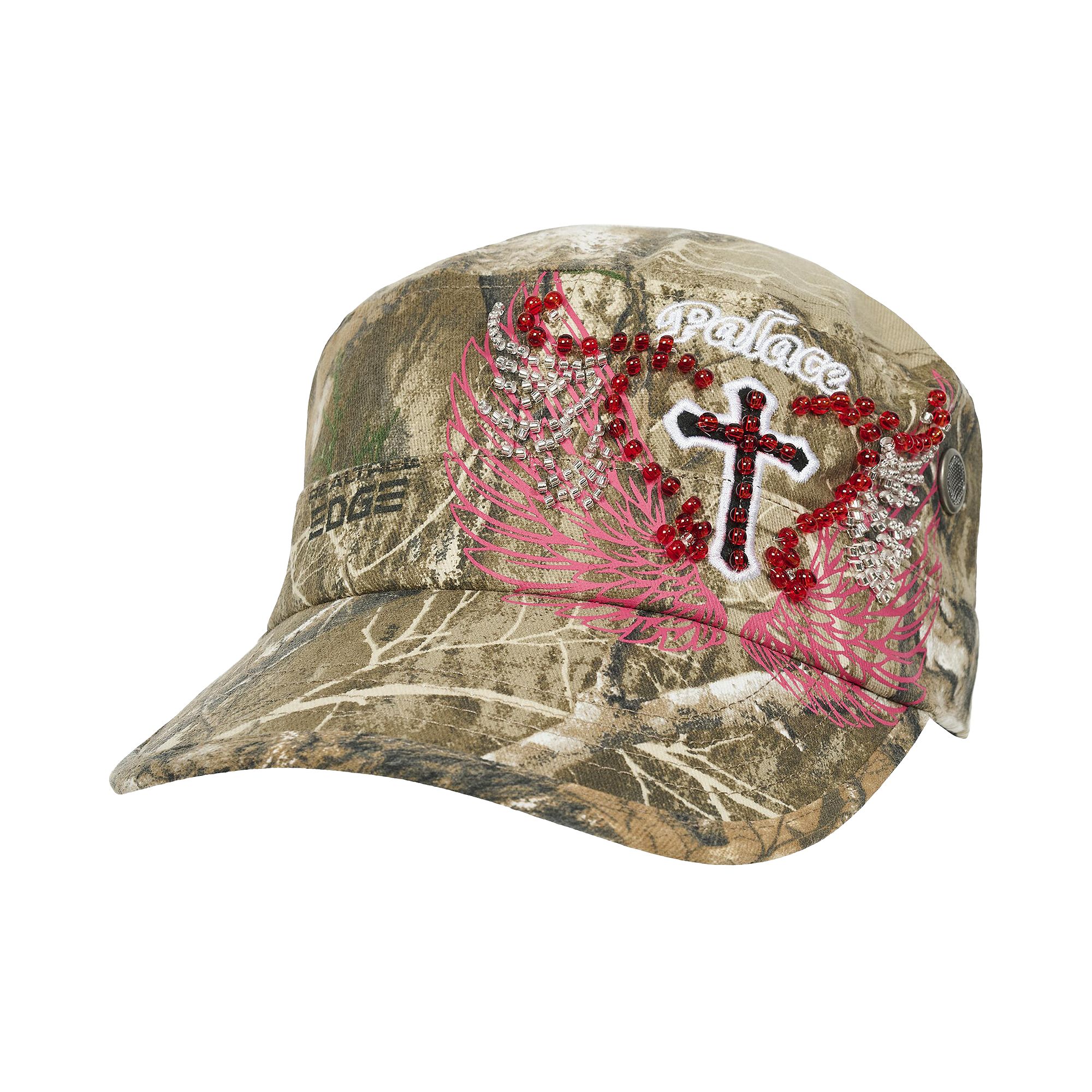 Pre-owned Palace Saves Military Cap 'realtree Edge' | Green | Men's Size Onesize