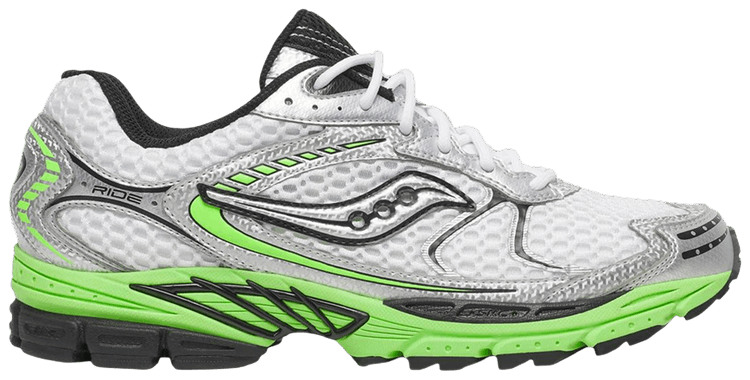 Saucony ProGrid Ride 1 White Silver Green