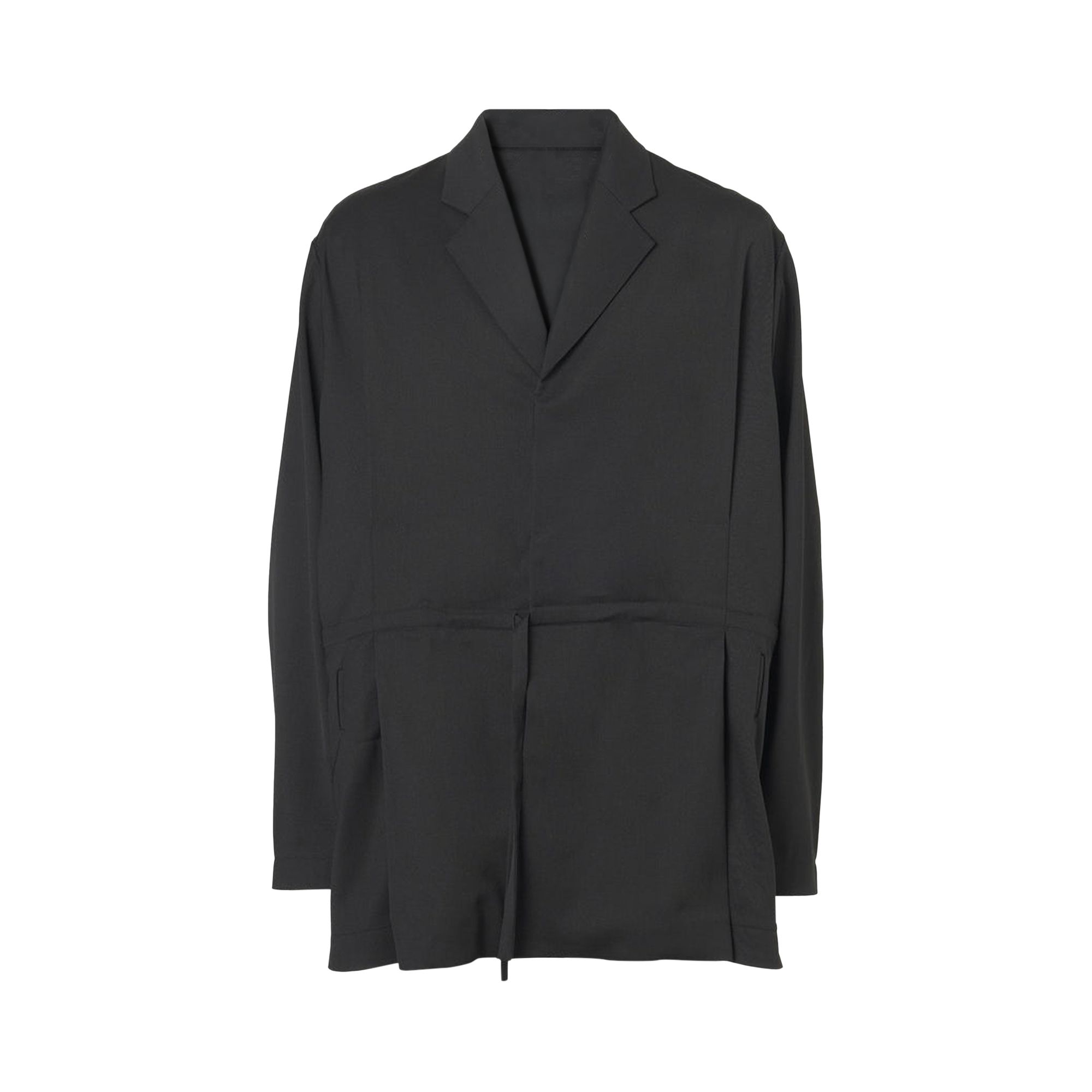 Pre-owned Kiko Kostadinov Laan Gathered Blazer 'crow Black' | Men's Size 50