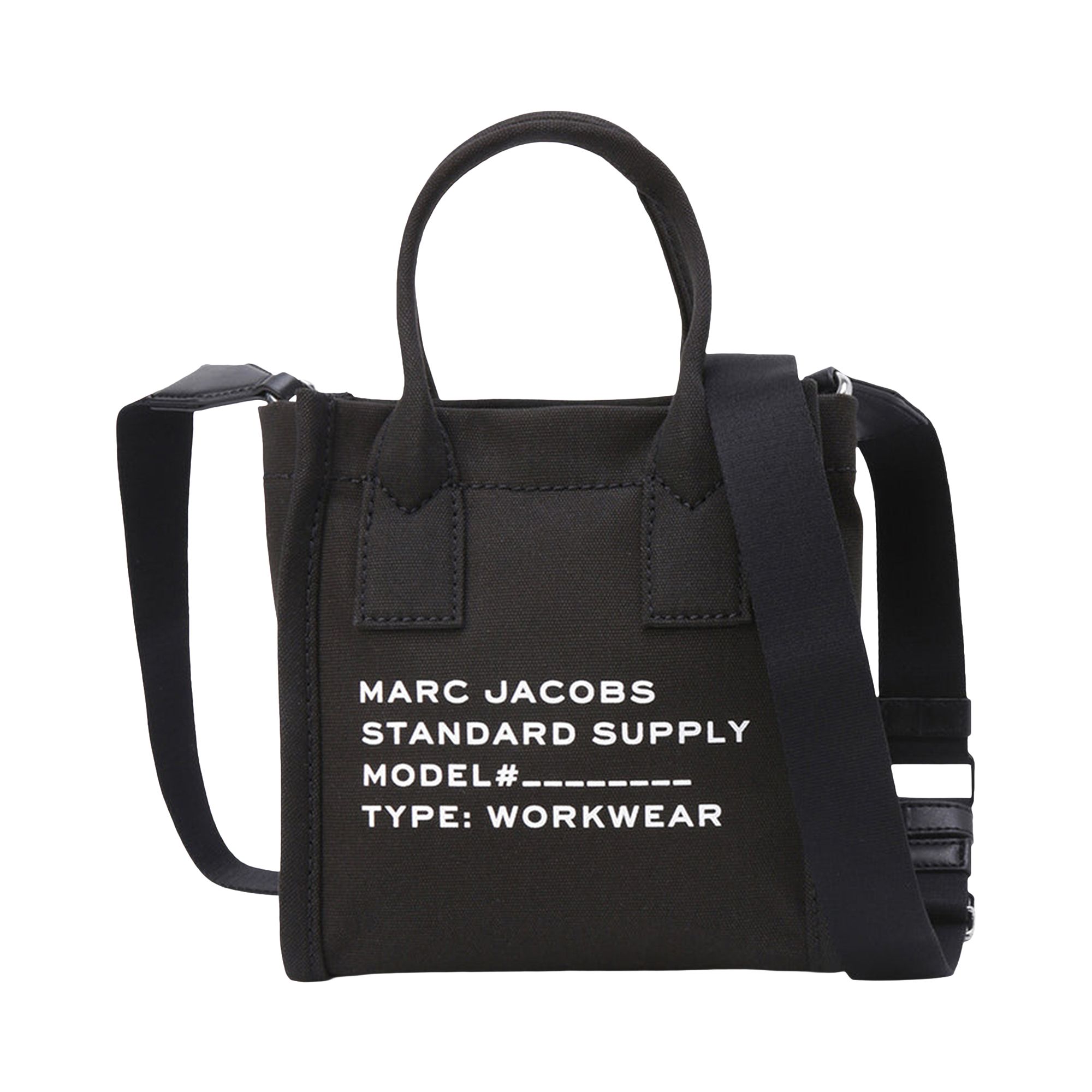 Pre-owned Marc Jacobs Small Tote Canvas Standard Supply Bag 'black' | Women's Size Onesize