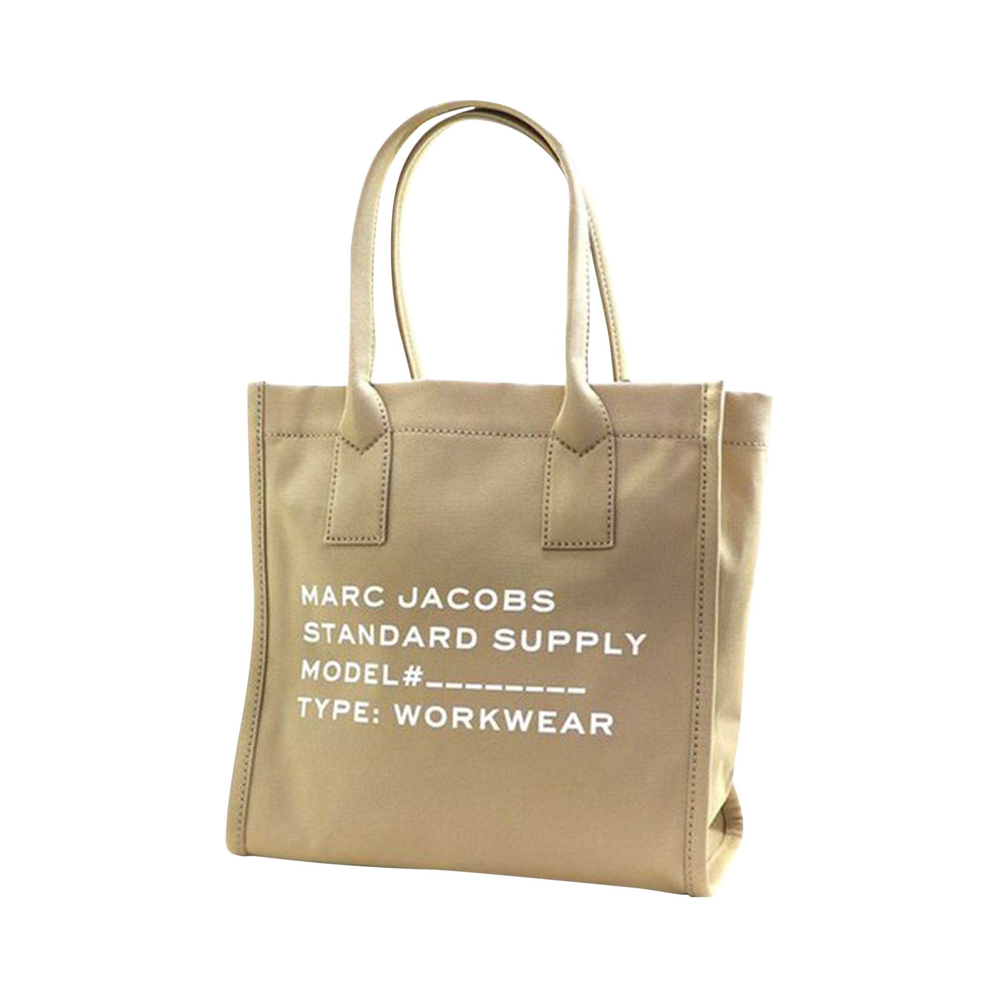 Pre-owned Marc Jacobs Large Tote Canvas Standard Supply Bag 'beige' | Cream | Women's Size Onesize