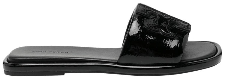 Tory Burch Wmns Double T Sport Slide Sandal Perfect Black