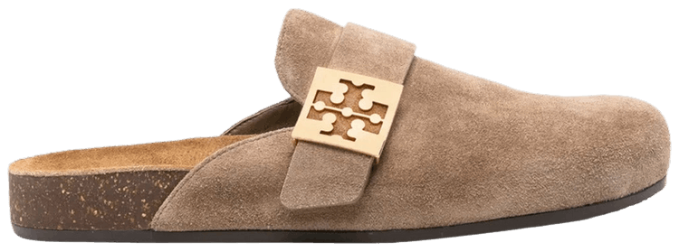 Tory Burch Wmns Mellow Mule River Rock Gold