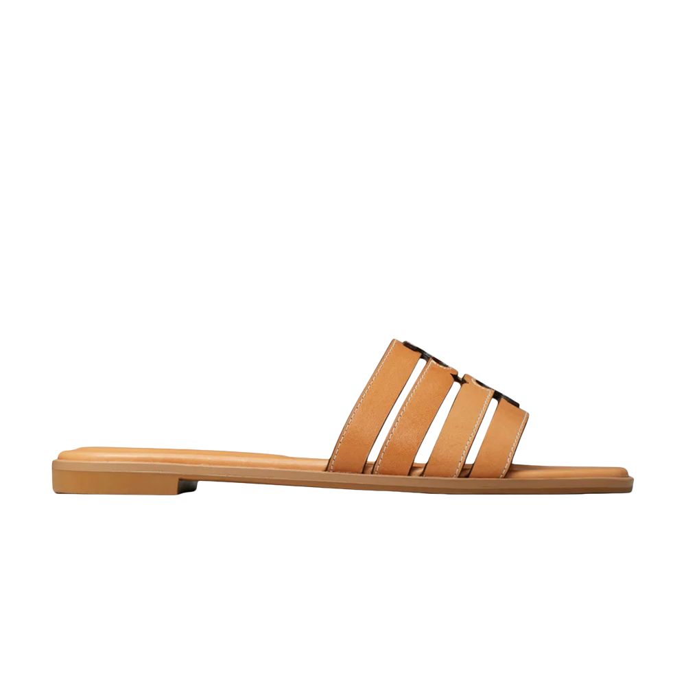 Pre-owned Tory Burch Wmns Ines Cage Slide S 'camello Camel' | Tan | Women's Size 6.5
