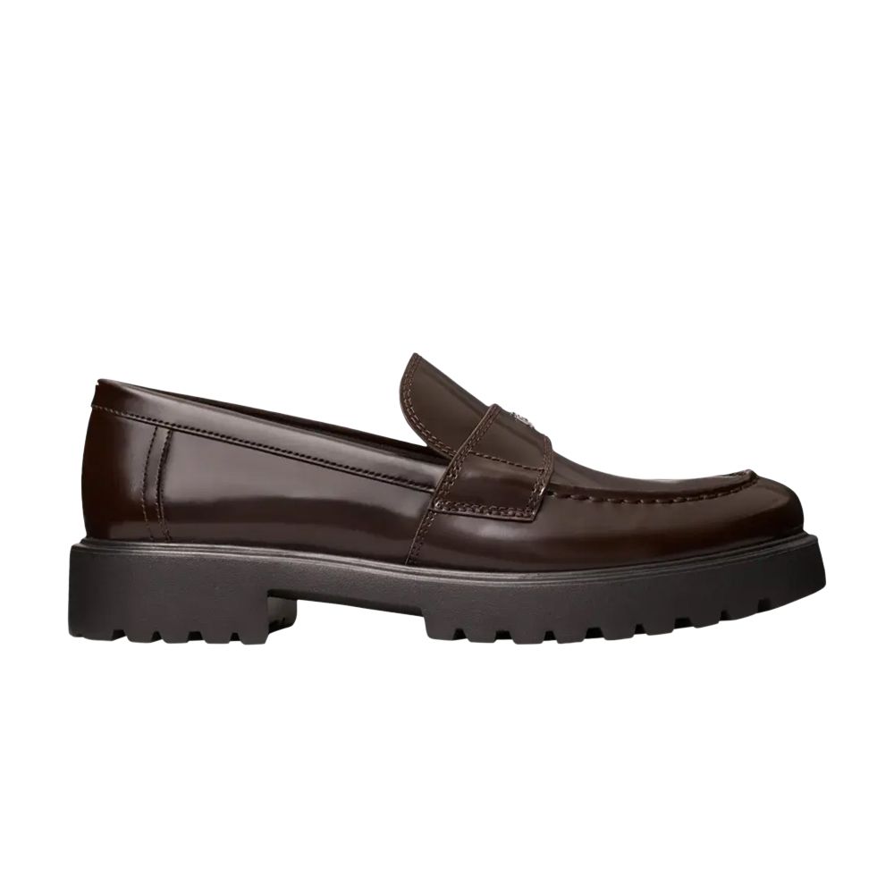 Pre-owned Tory Burch Wmns Classic Lug Loafer 'cocoa' | Tan | Women's Size 8.5