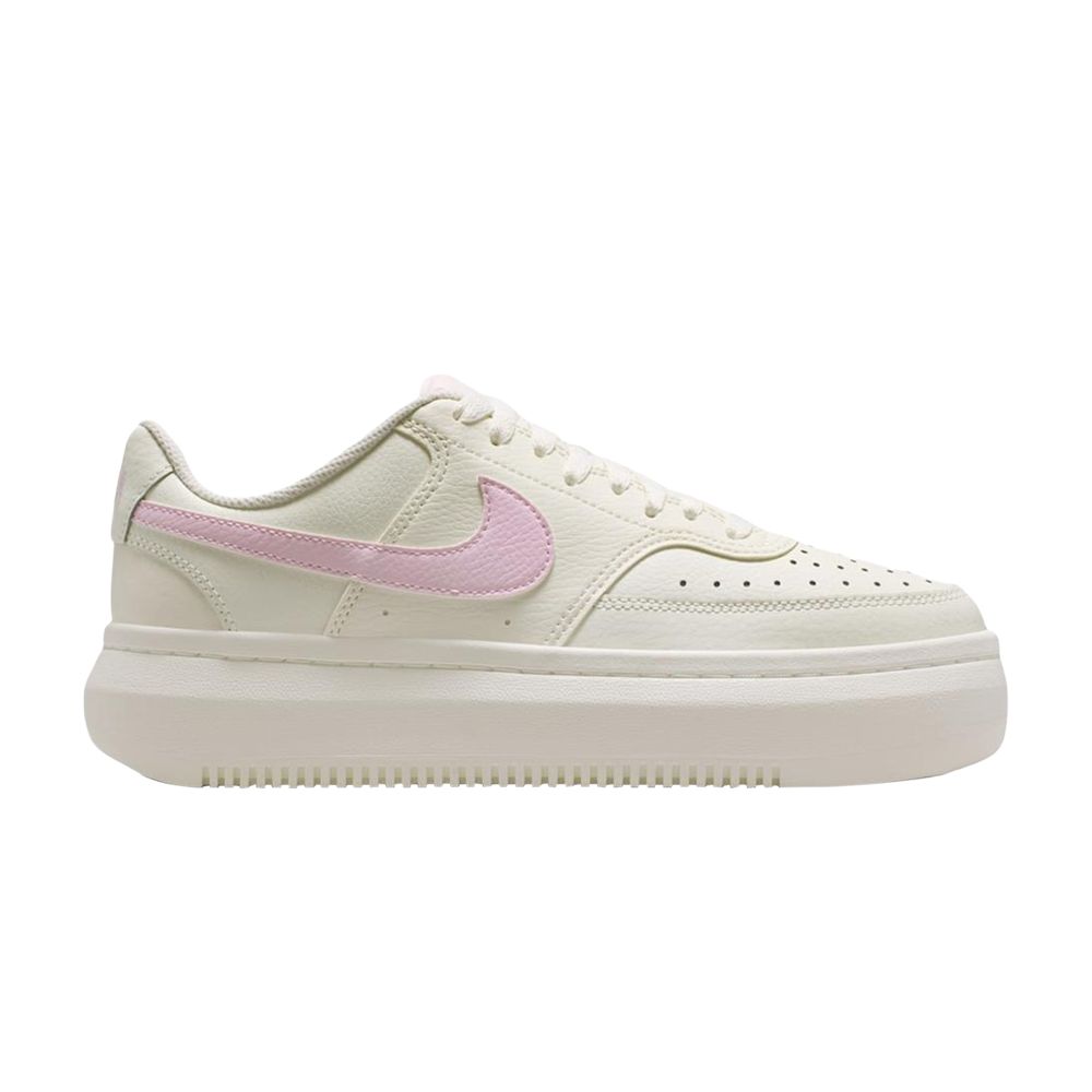 Pre-owned Nike Wmns Court Vision Alta 'beige White Pink' | Tan | Women's Size 5