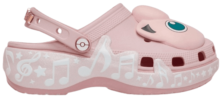 PokeMon x Crocs Classic Platform Clog Jigglypuff