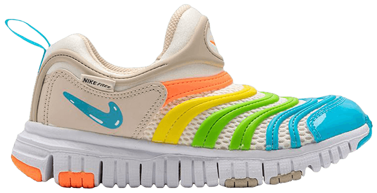 Nike Dynamo Free PS Pale Ivory White Sanddrift Baltic Blue