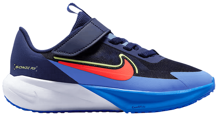 Nike Sonic Fly PS Midnight Navy Blue Crystal Blue Tint Hot Lava