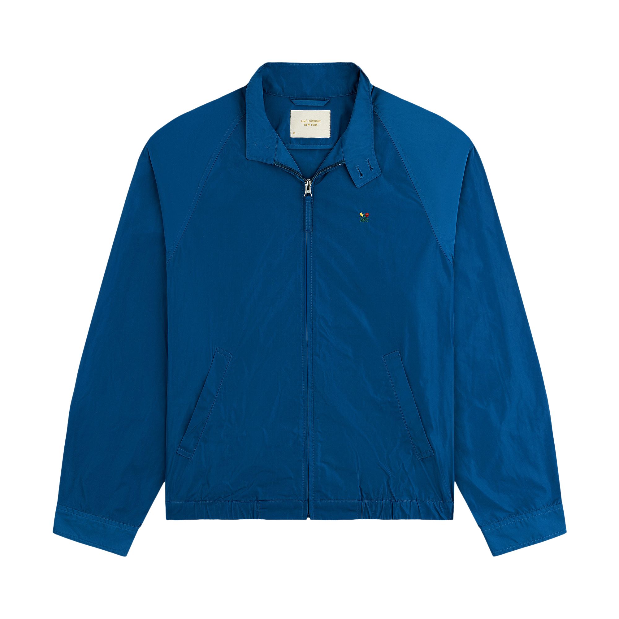 Pre-owned Aimé Leon Dore Crest Nylon Windbreaker 'blue' | Men's Size Xs