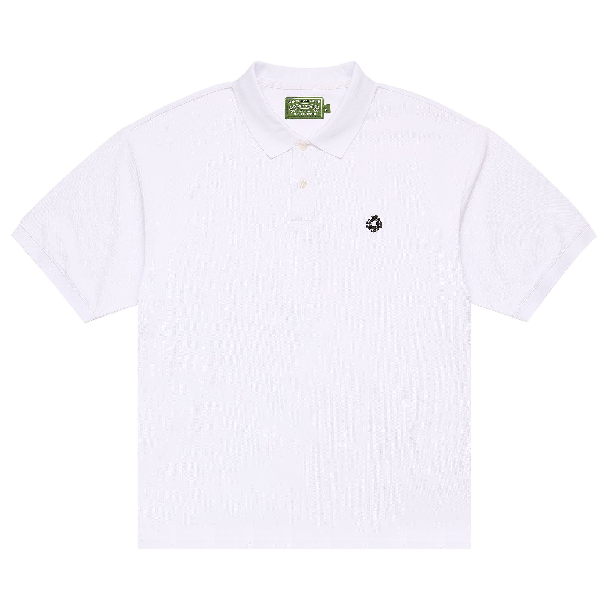 Pre-owned Denim Tears Wreath Polo 'white' | Men's Size L