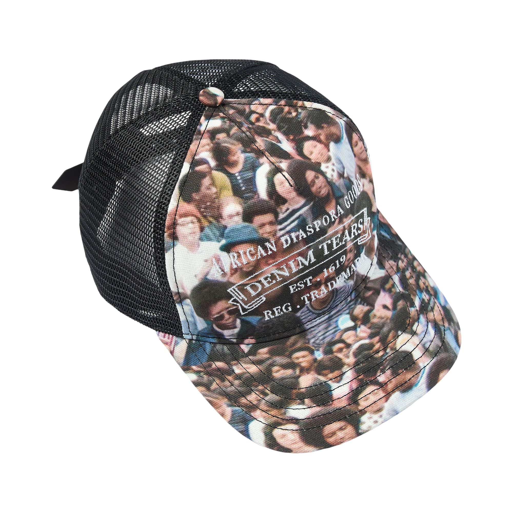 Pre-owned Denim Tears Harlem Festival Adg Stamp Cap 'multi' | Multi-color | Men's Size Onesize In Multicolor