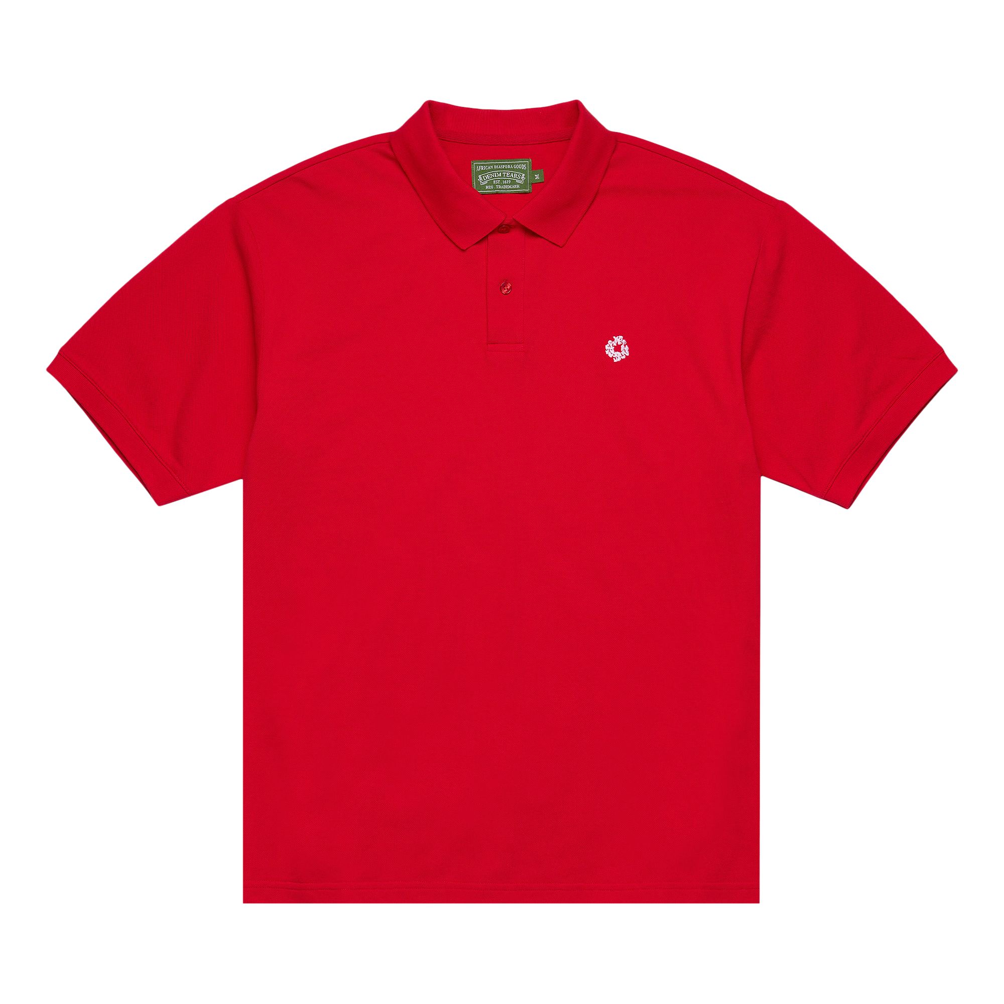 Pre-owned Denim Tears Wreath Polo 'red' | Men's Size M