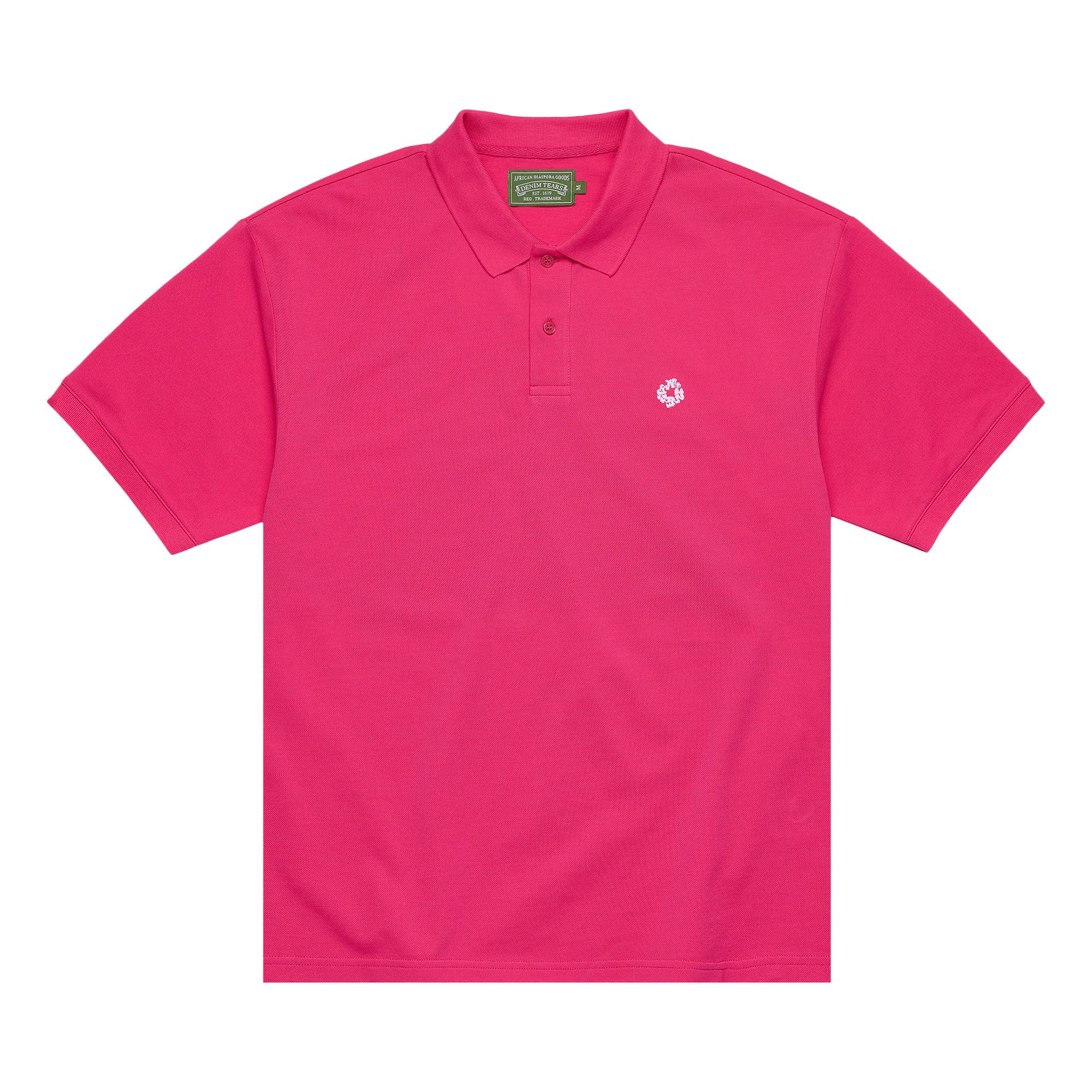 Pre-owned Denim Tears Wreath Polo 'pink' | Men's Size Xl