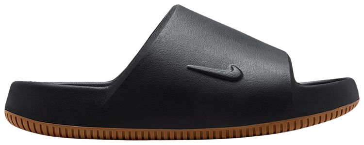 Nike Calm 20 Slide Black Gum Medium Brown