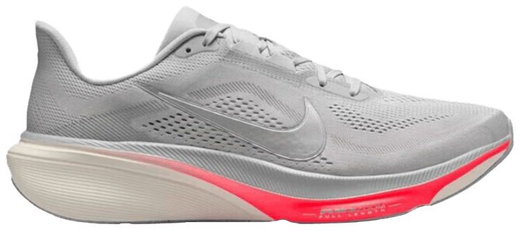 Nike Pegasus 42 Wolf Grey Photon Dust Flash Crimson