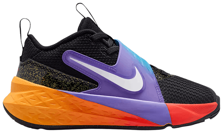Nike Team Hustle D12 PS Black Laser Orange Action Grape