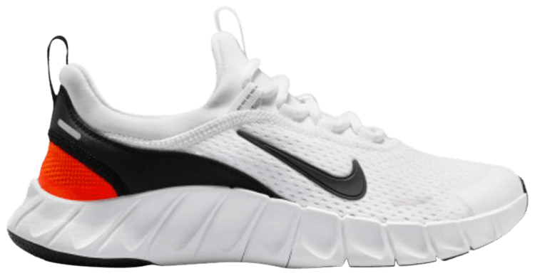Nike Free Ride GS White Safety Orange Black