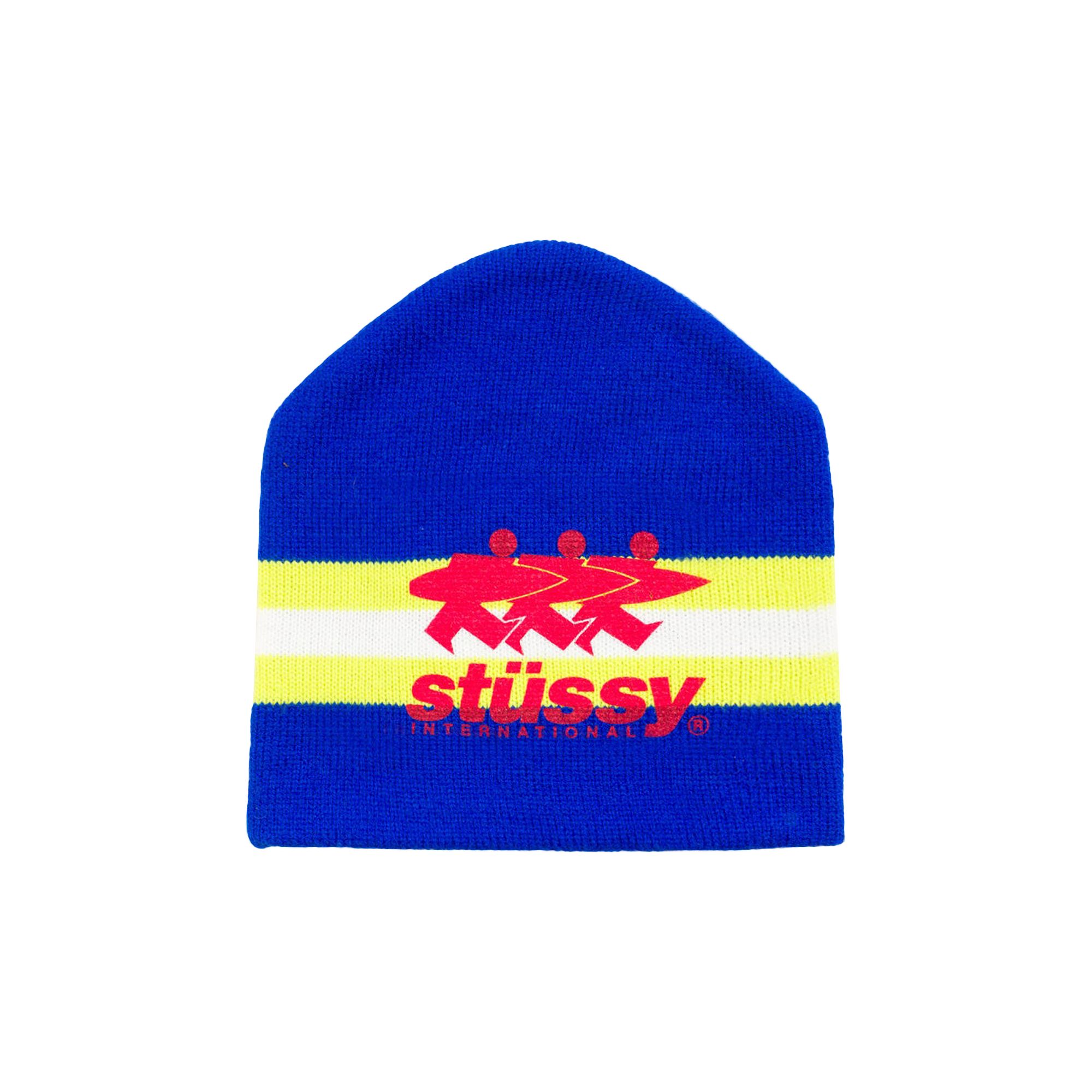 Pre-owned Stussy Stripe Ski Beanie 'blue' | Men's Size Onesize
