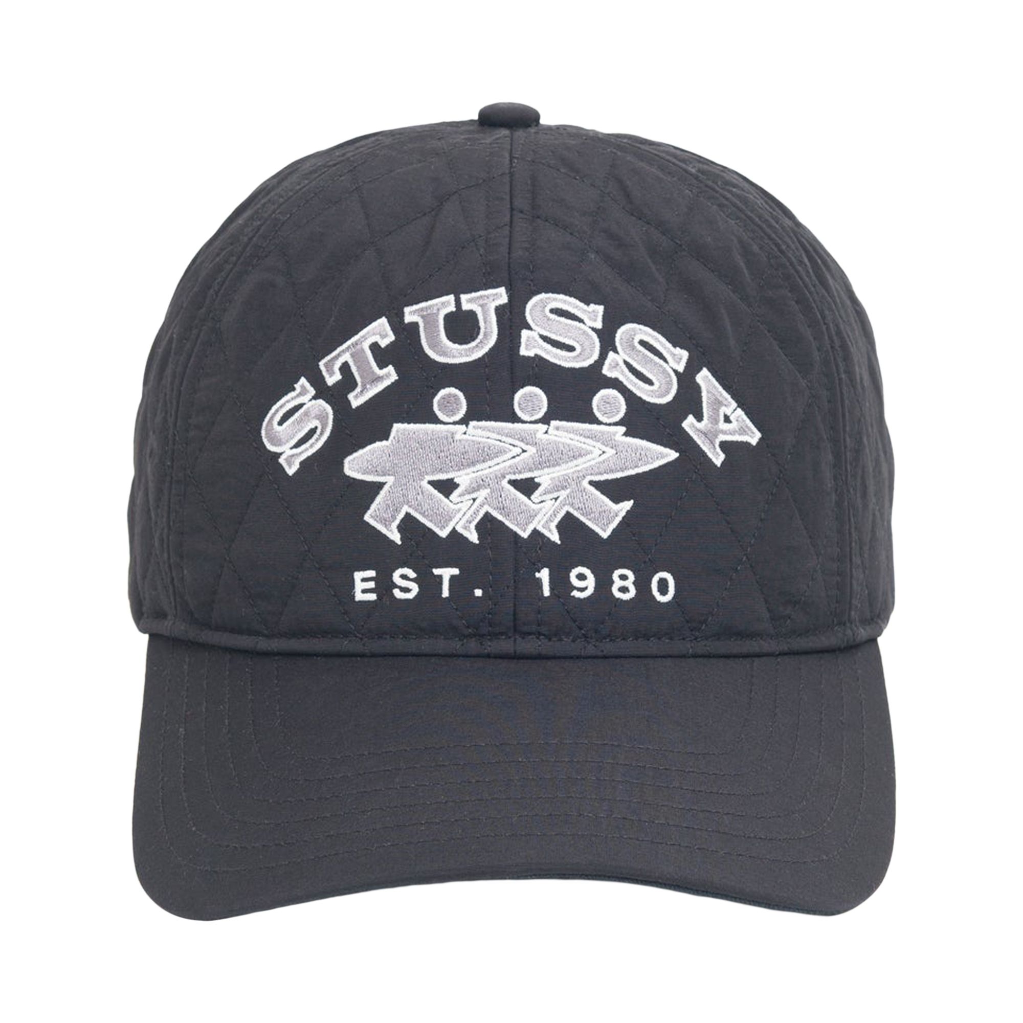 Pre-owned Stussy Quilted Surfwalk Snapback Cap 'black' | Men's Size Onesize