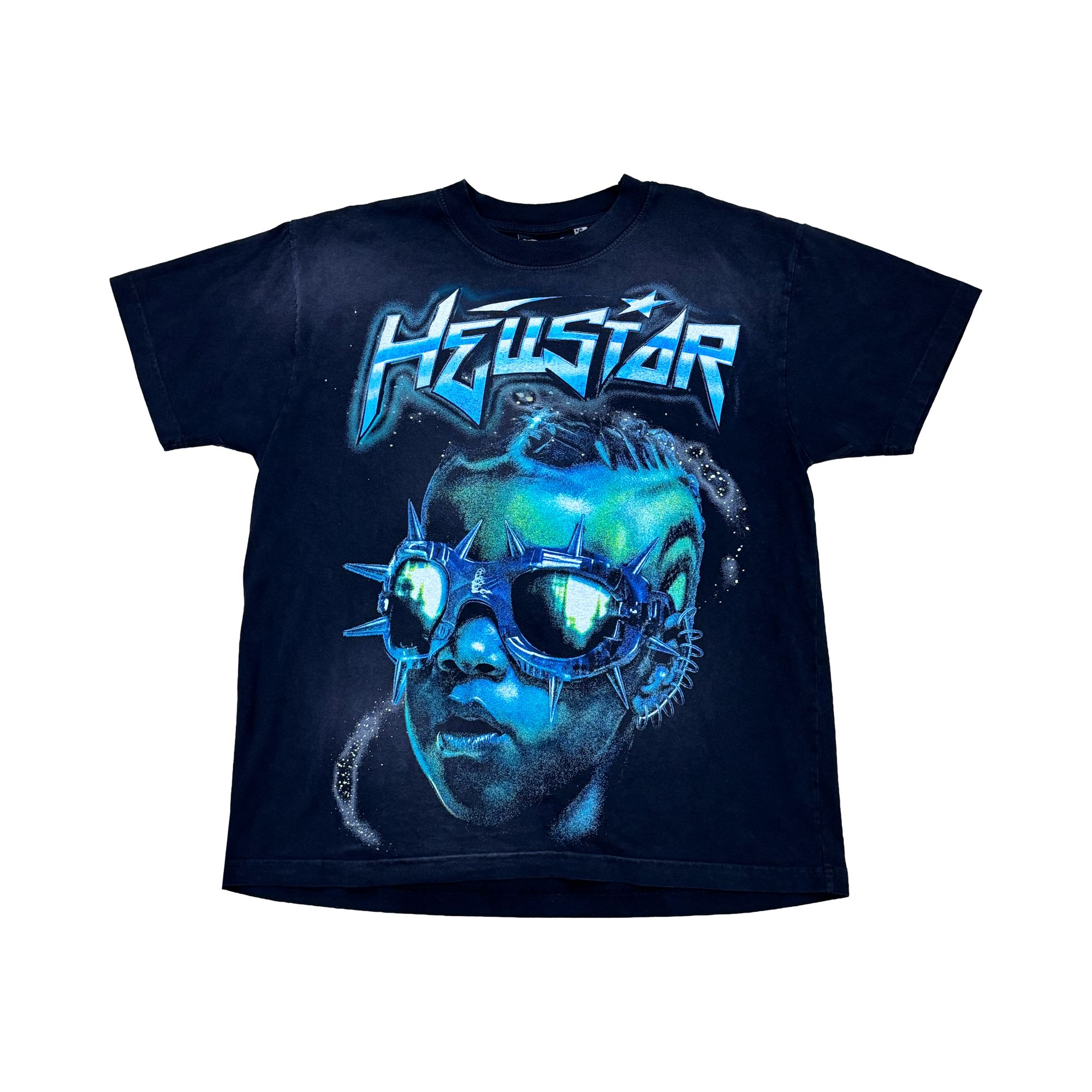 Pre-owned Hellstar Greatest Hits The Future T-shirt 'black/green' | Men's Size S