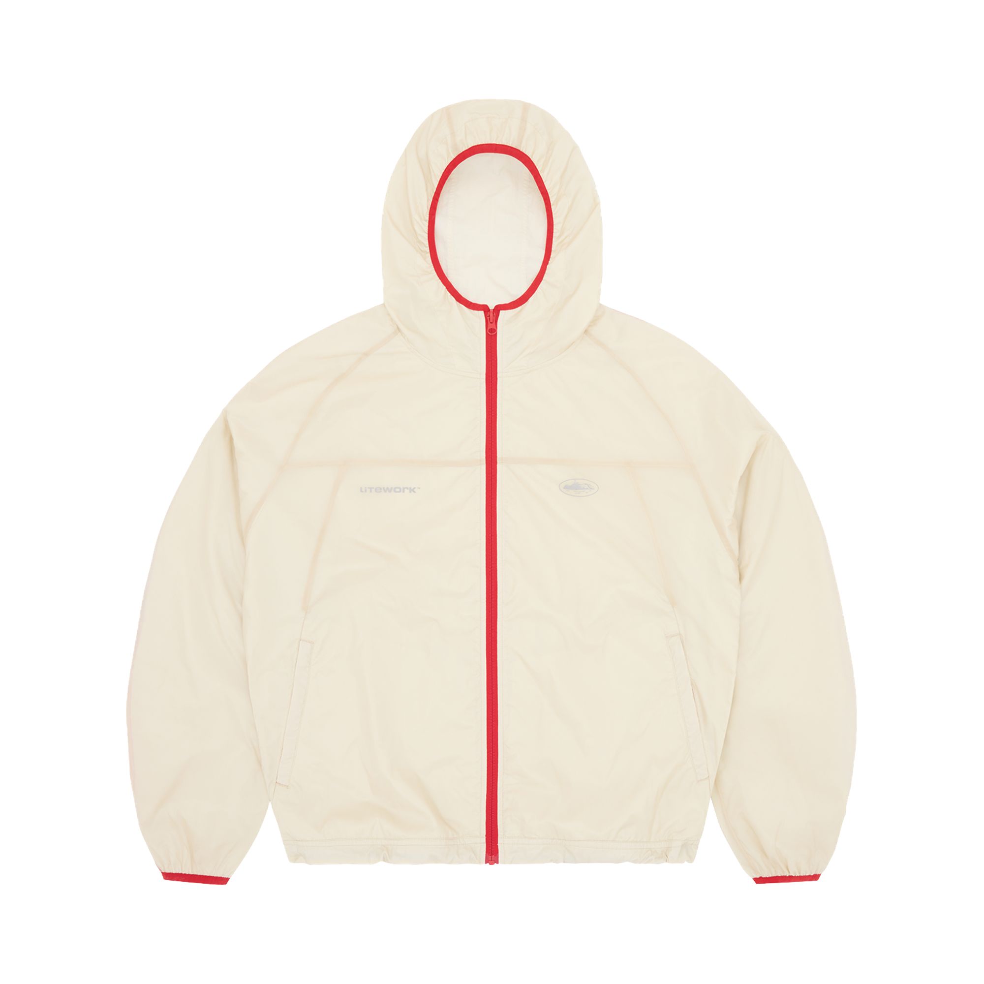 Pre-owned Corteiz Dual-layer Litework Jacket 'cream' | Men's Size M