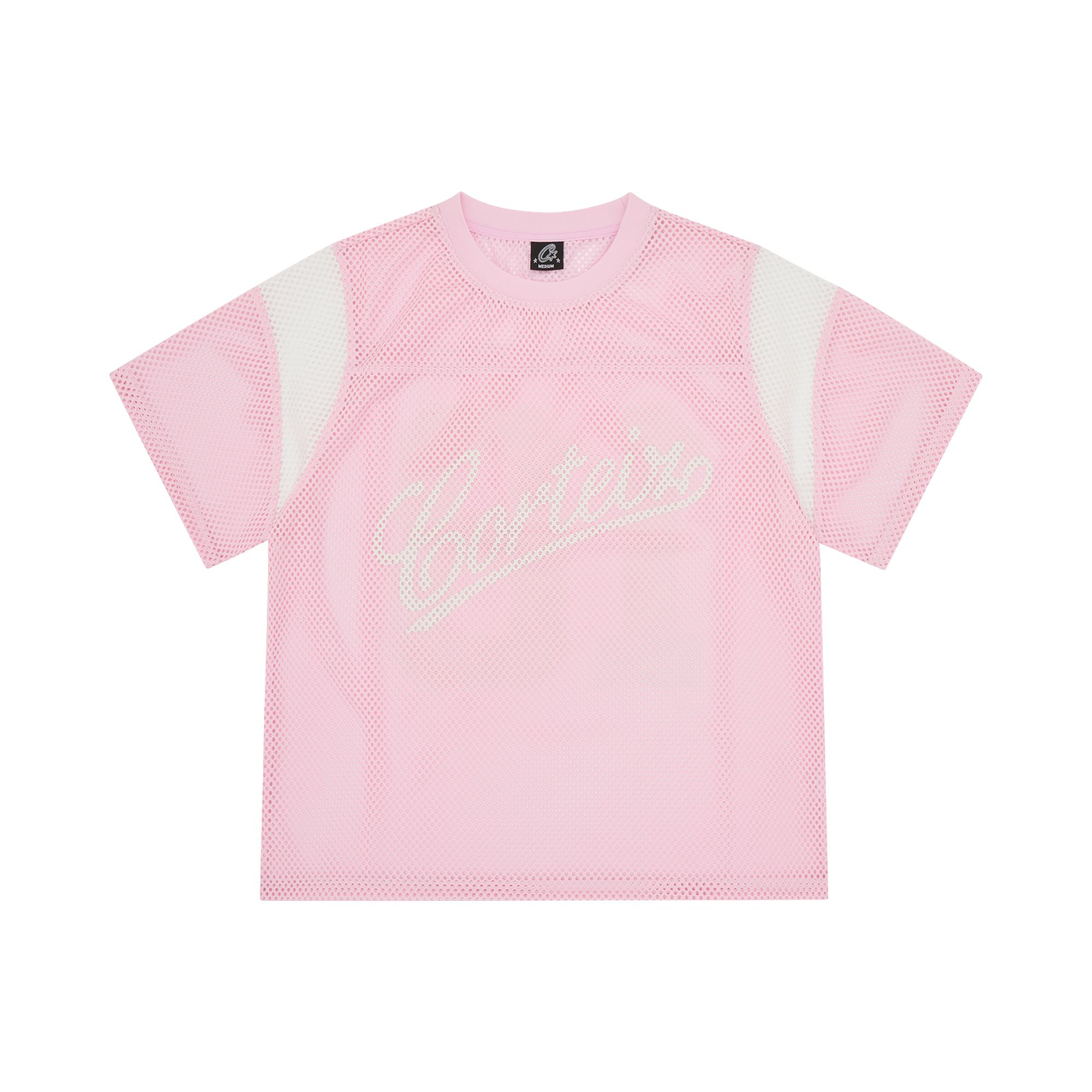 Pre-owned Corteiz Open Mesh Panel Jersey 'pink' | Men's Size Xs