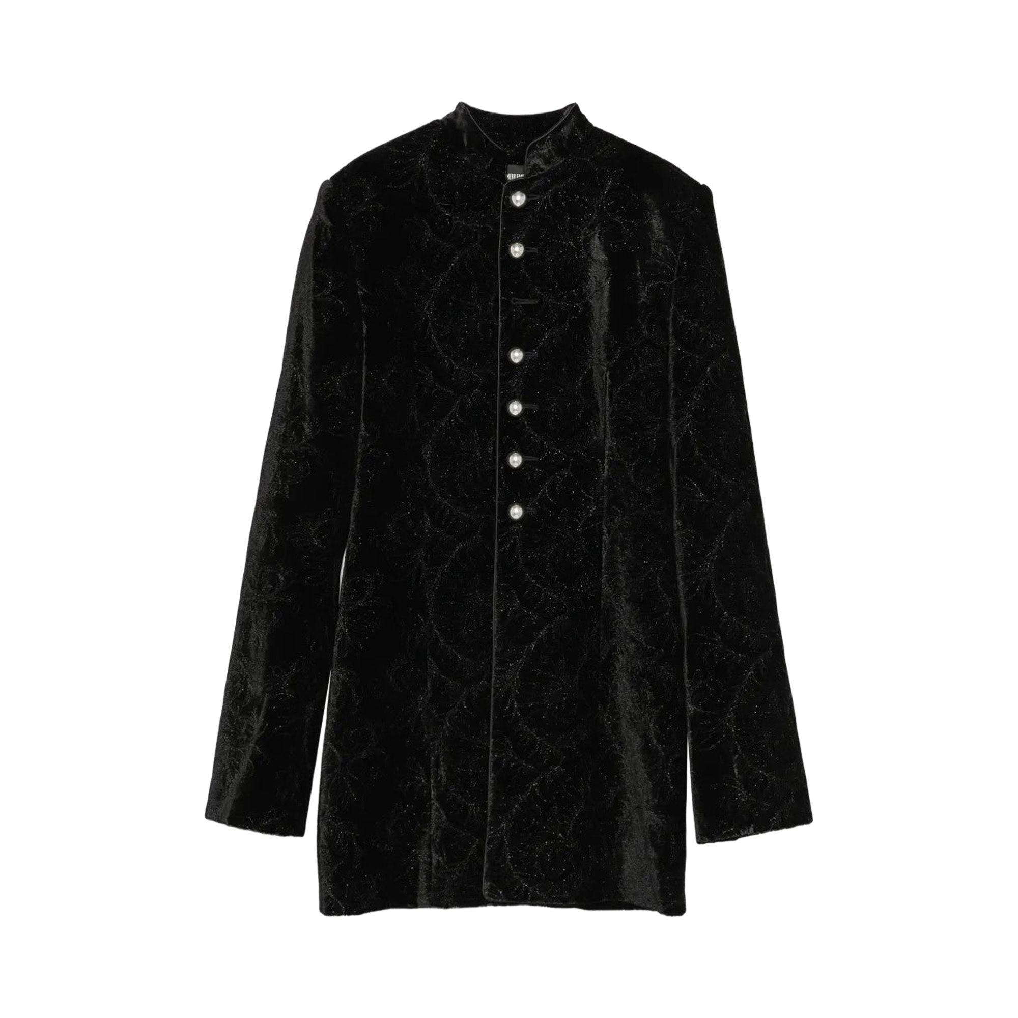 Pre-owned Ann Demeulemeester Yana Long Fitted Marsina Jacket 'black' | Women's Size 40